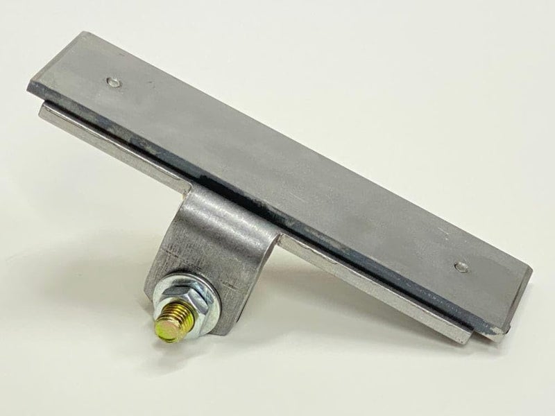 MOBM Waterfall Platen Assembly – 2”x8” Radiusing Platen with Swivel Bracket – for Small Wheel Holder & Deflector Bracket – Made in USA - Image 3